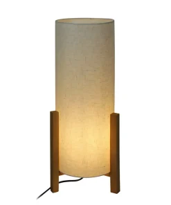 Smukła lampka stołowa, drewniane nogi TB-85930-L-WH-WO ONES | Kaja*Sklep Kaja Online