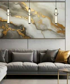 Discount Sklep Kaja Smukła, ledowa, nowoczesna lampa wisząca ML0356 CAMPO | Kaja