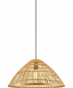 Store Sklep Kaja Słomkowa lampa wisząca boho, do sypialni 108673 CAPELLO | Kaja