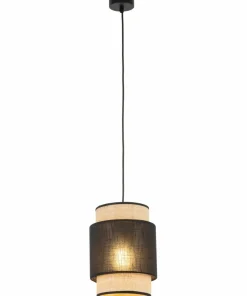 Hot Sklep Kaja Słomkowo-czarna lampa wisząca do sypialni TK 5656 serii BOHO NEW BLACK