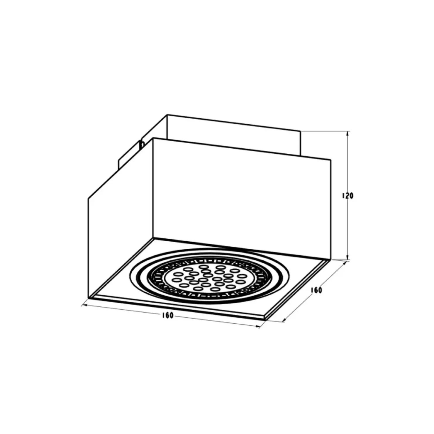 Spot box z ruchomym oczkiem 20074-WH BOXY CL 1| Kaja Oświetlenie*Sklep Kaja Flash Sale