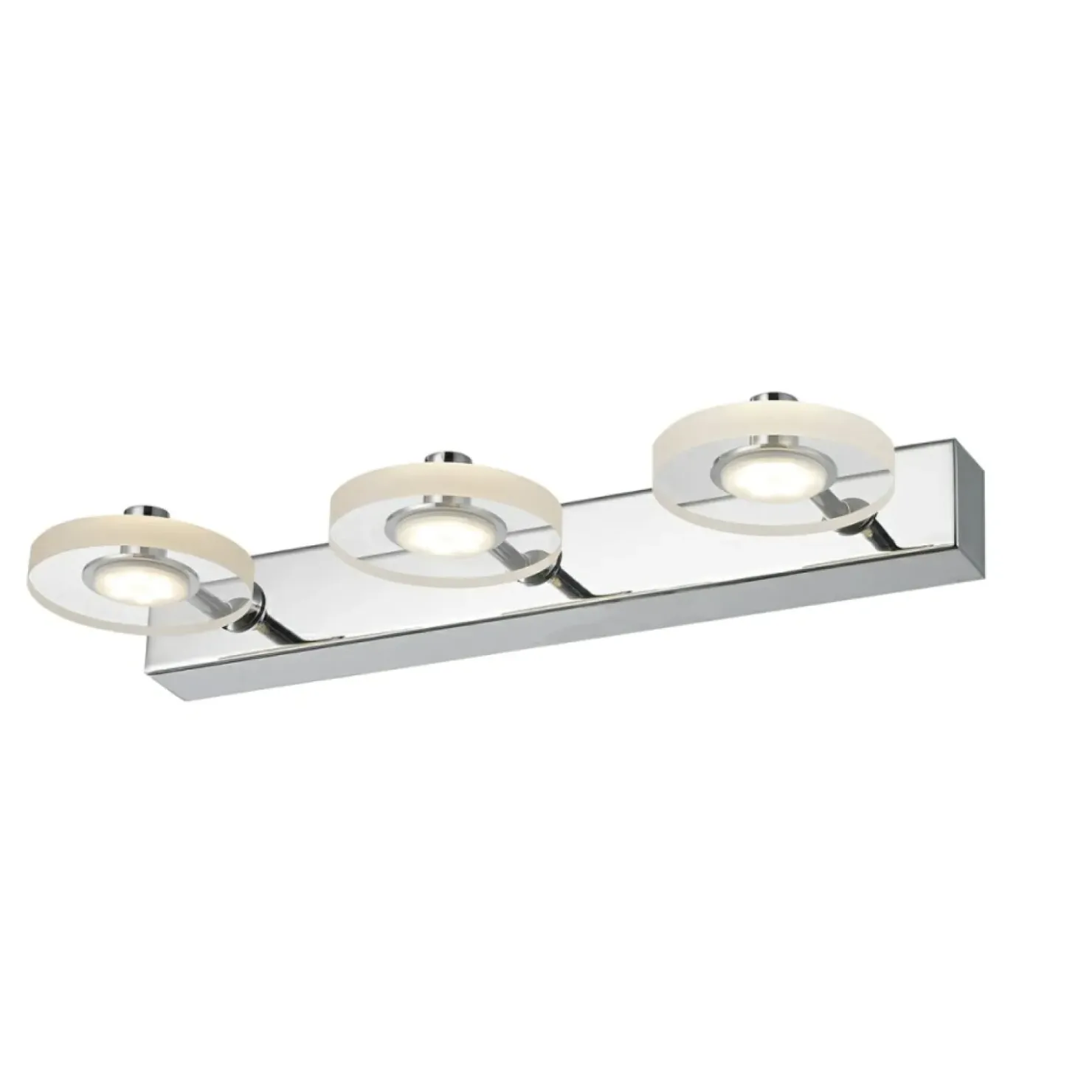 Srebrna lampa ścienna nad lustro MB1225/3 HARMONY | Kaja Oświetlenie*Sklep Kaja Best