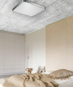 Srebrna lampa na bazie kwadratu LED 12100005-SL SIERRA | Kaja*Sklep Kaja Cheap