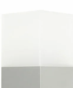 Srebrna lampa ogrodowa, stojąca, wys. 33cm CB-330 AL z serii CUBE | Kaja Oświetl*Sklep Kaja Flash Sale