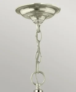 Srebrna lampa wisząca, wytworna HK-GENTRY-P-L-PN z serii GENTRY*Sklep Kaja Best Sale
