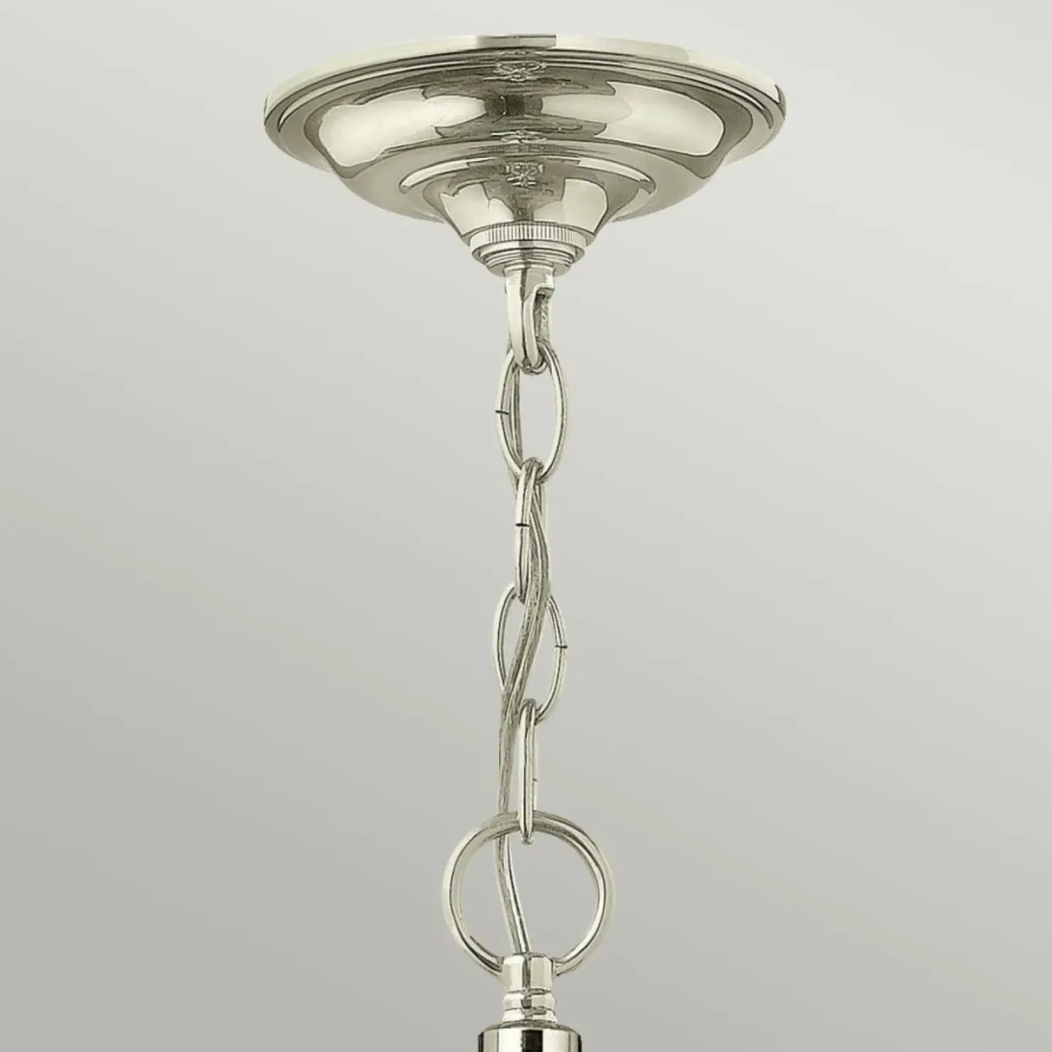 Srebrna lampa wisząca, wytworna HK-GENTRY-P-L-PN z serii GENTRY*Sklep Kaja Best Sale
