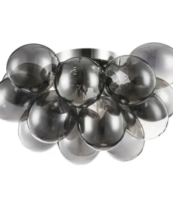Srebrna lampa z dymionymi kloszami MOD112-04-N BALBO | Kaja*Sklep Kaja Sale