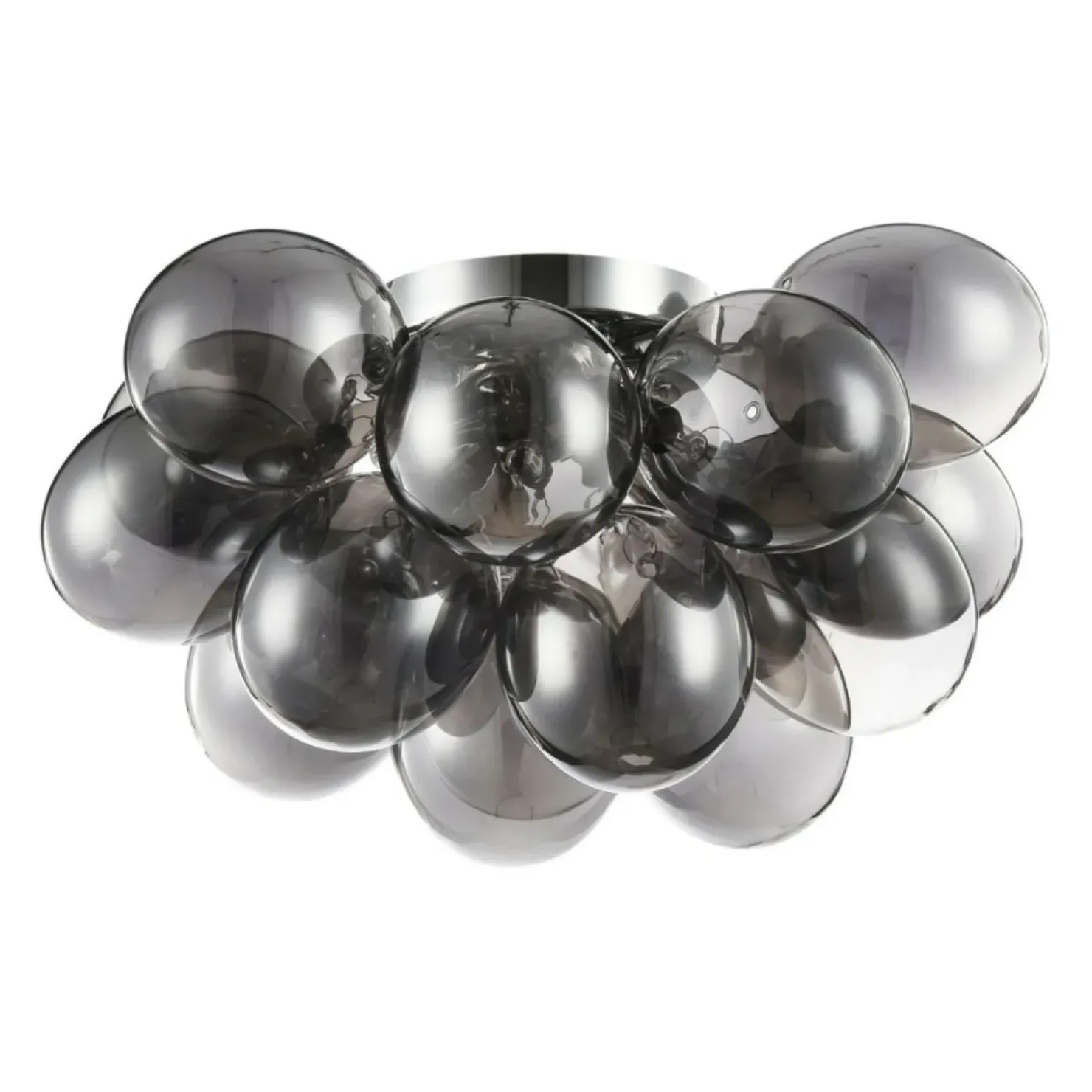 Srebrna lampa z dymionymi kloszami MOD112-04-N BALBO | Kaja*Sklep Kaja Sale