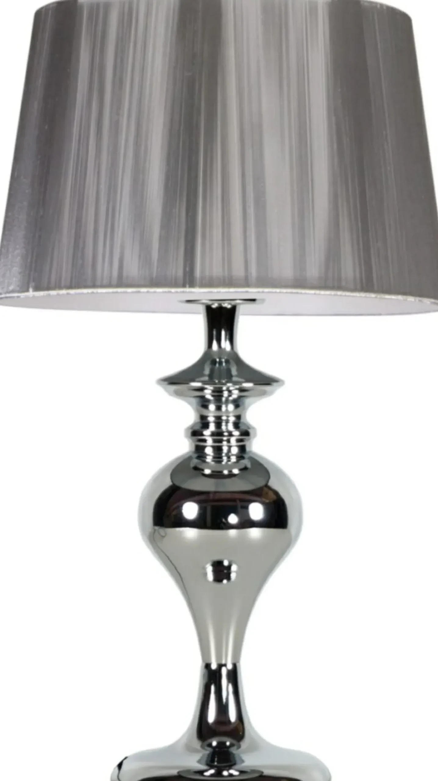 Srebrna lampka stołowa do sypialni 41-11954 GILLENIA | Kaja*Sklep Kaja Flash Sale