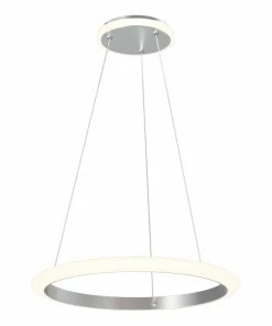 New Sklep Kaja Srebrna, ledowa lampa wisząca do salonu ZM 11677 NEWA| Kaja