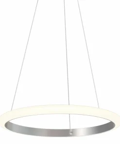 New Sklep Kaja Srebrna, ledowa lampa wisząca do salonu ZM 11677 NEWA| Kaja
