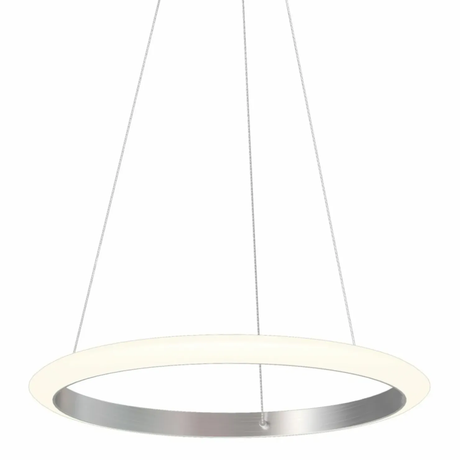 New Sklep Kaja Srebrna, ledowa lampa wisząca do salonu ZM 11677 NEWA| Kaja
