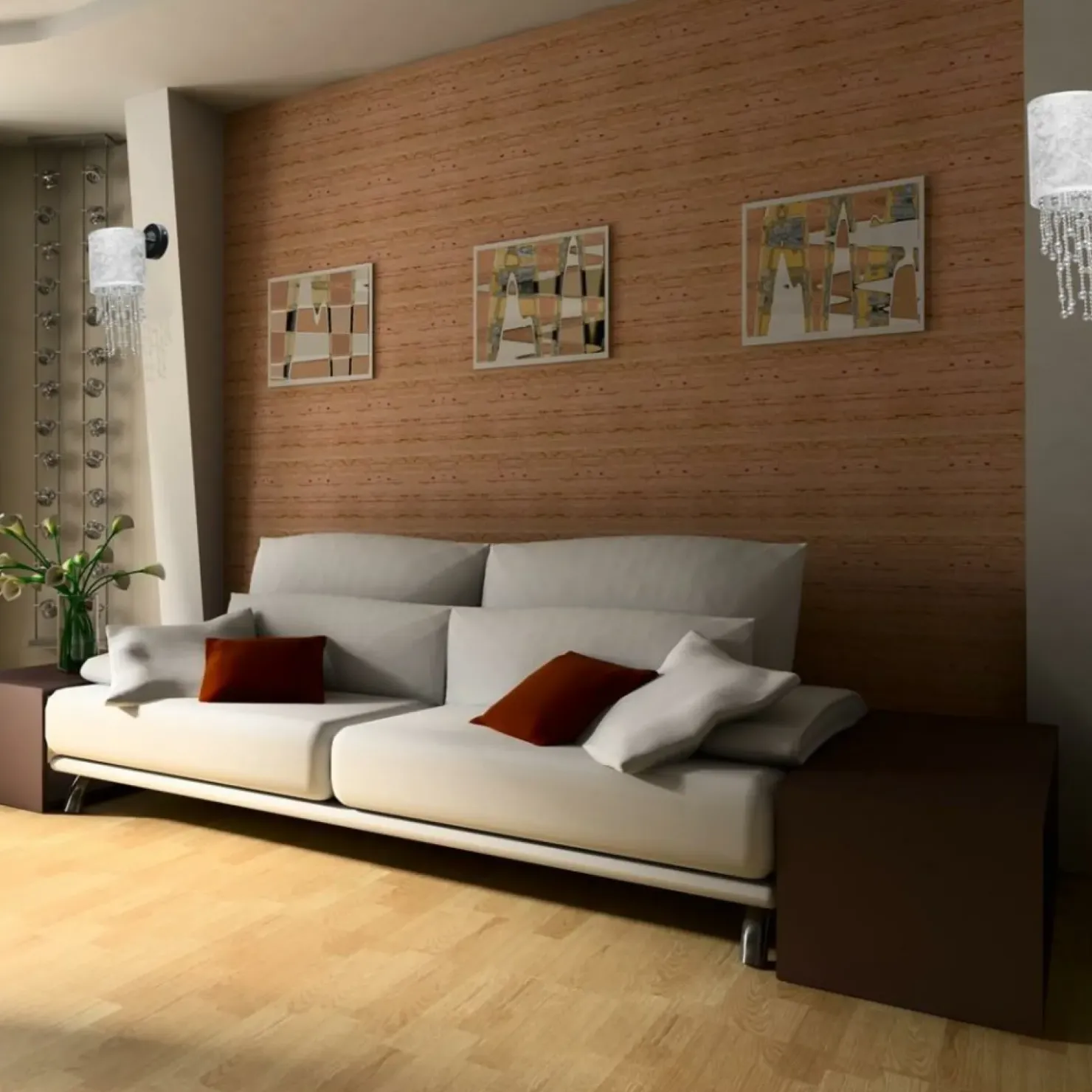 Srebrny kinkiet ścienny, kryształowy, glamour MLP6433 z serii ALMERIA | Kaja Ośw*Sklep Kaja Shop