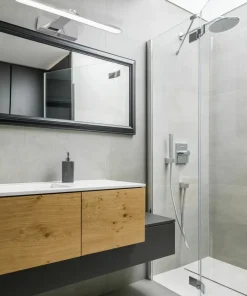 Srebrny kinkiet obrazowy, idealny nad lustro ML5613 z serii SPLASH | Kaja Oświet*Sklep Kaja Best Sale