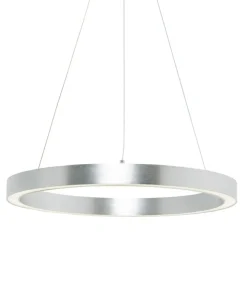 Clearance Sklep Kaja Srebrny, ledowy żyrandol, obręcz PL200910-500-SL CARLO | Kaja
