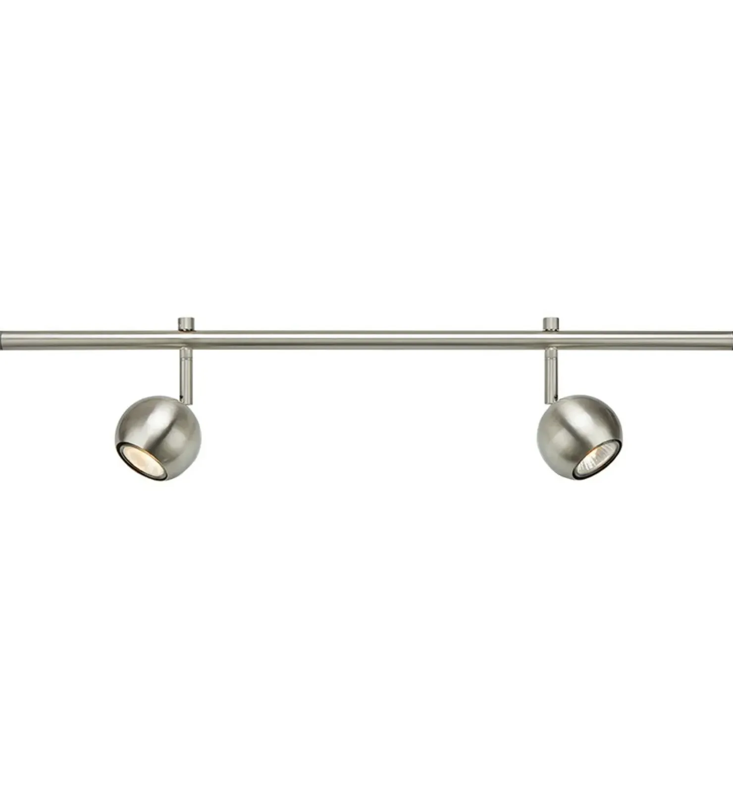 Store Sklep Kaja Stalowa lampa sufitowa - listwa z dwoma spotami 107974 | Kaja