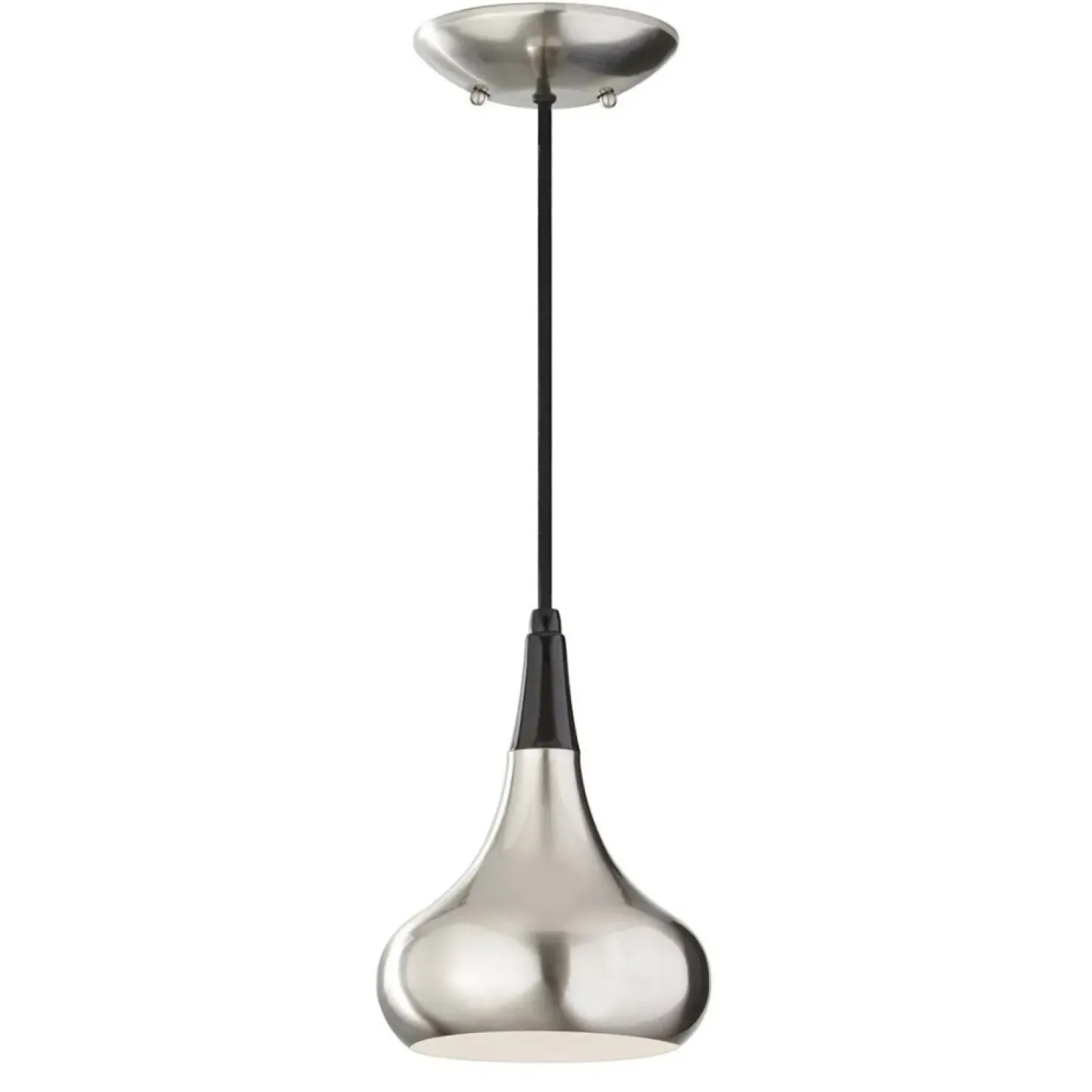 Cheap Sklep Kaja Stalowo-czarna lampa wisząca FE-BESO-P-S-BS z serii BESO szczotkowanastal