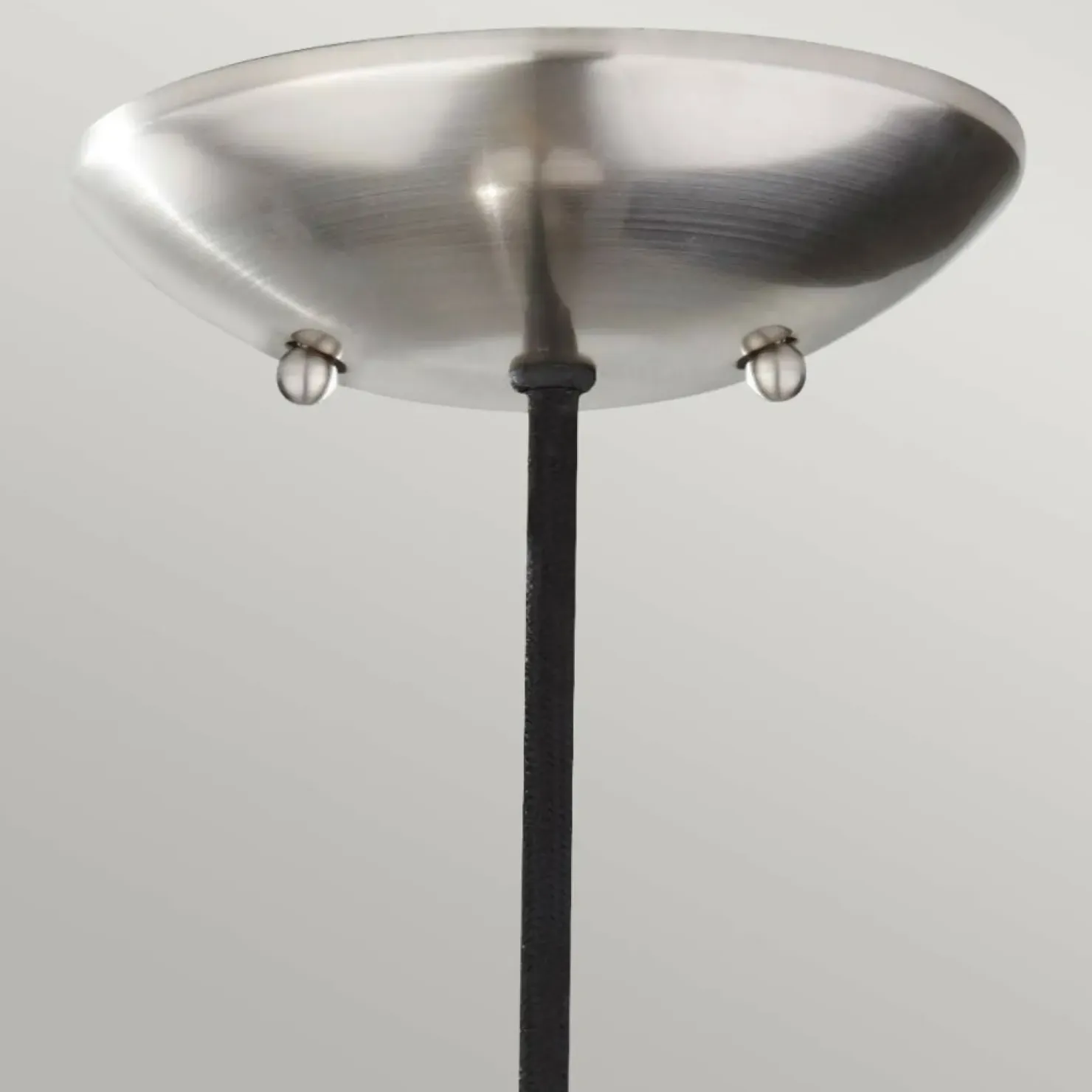 Cheap Sklep Kaja Stalowo-czarna lampa wisząca FE-BESO-P-S-BS z serii BESO szczotkowanastal