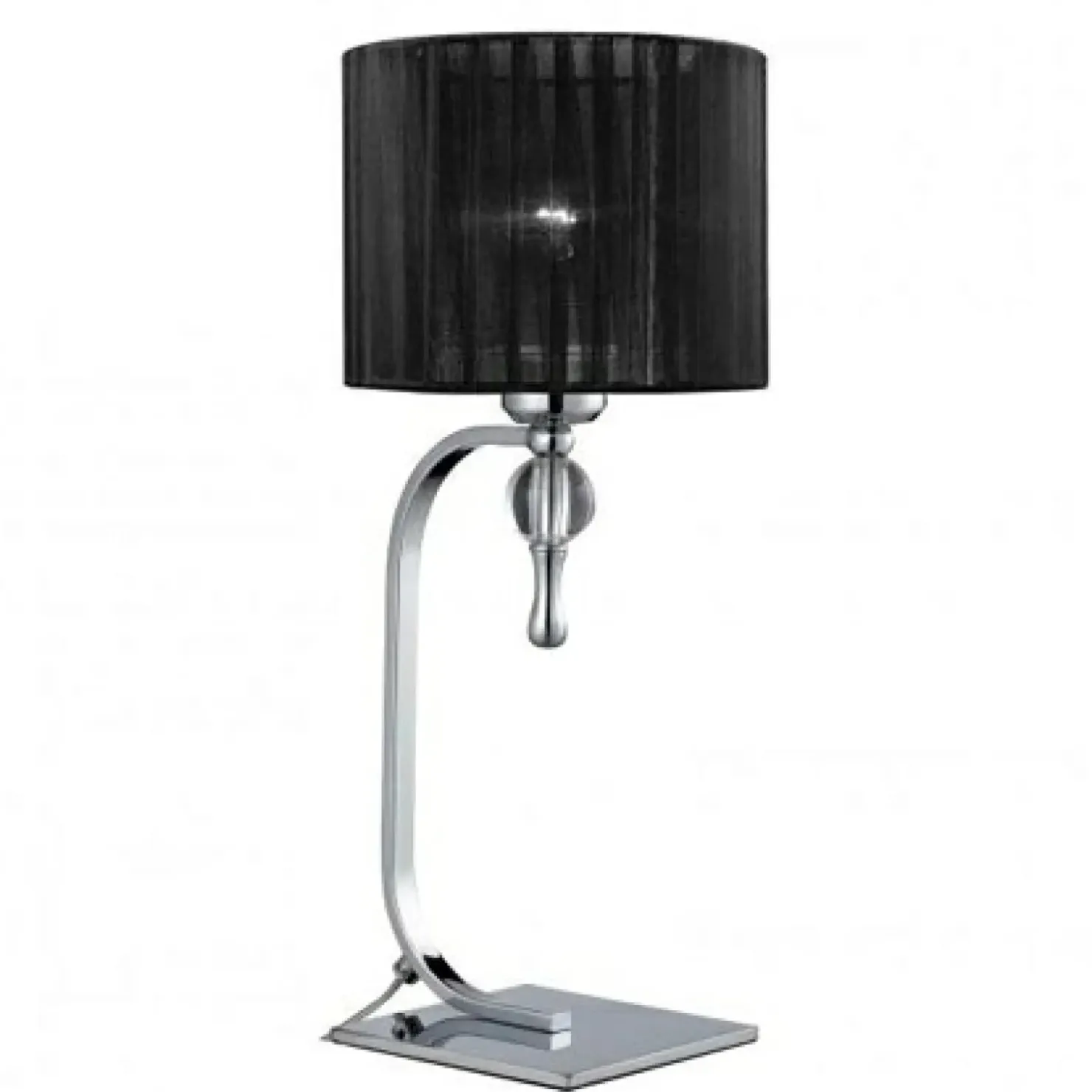 Stylowa, abażurowa lampka stołowa AZ0502 IMPRESS BLACK | Kaja*Sklep Kaja Flash Sale