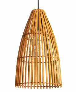 Discount Sklep Kaja Stylowa, bambusowa lampa wisząca ABR-LW7-BH-E27 BOHO | Kaja brązowy