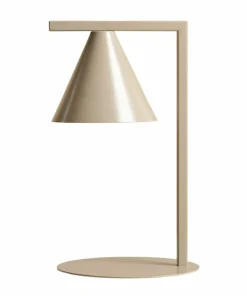 Stylowa, beżowa lampka biurkowa w stylu modern 1108B17 z serii FORM*Sklep Kaja Fashion