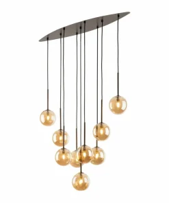 Cheap Sklep Kaja Stylowa, brązowa lampa wisząca do salonu TK 6149 ESTERA BROWN | Kaja