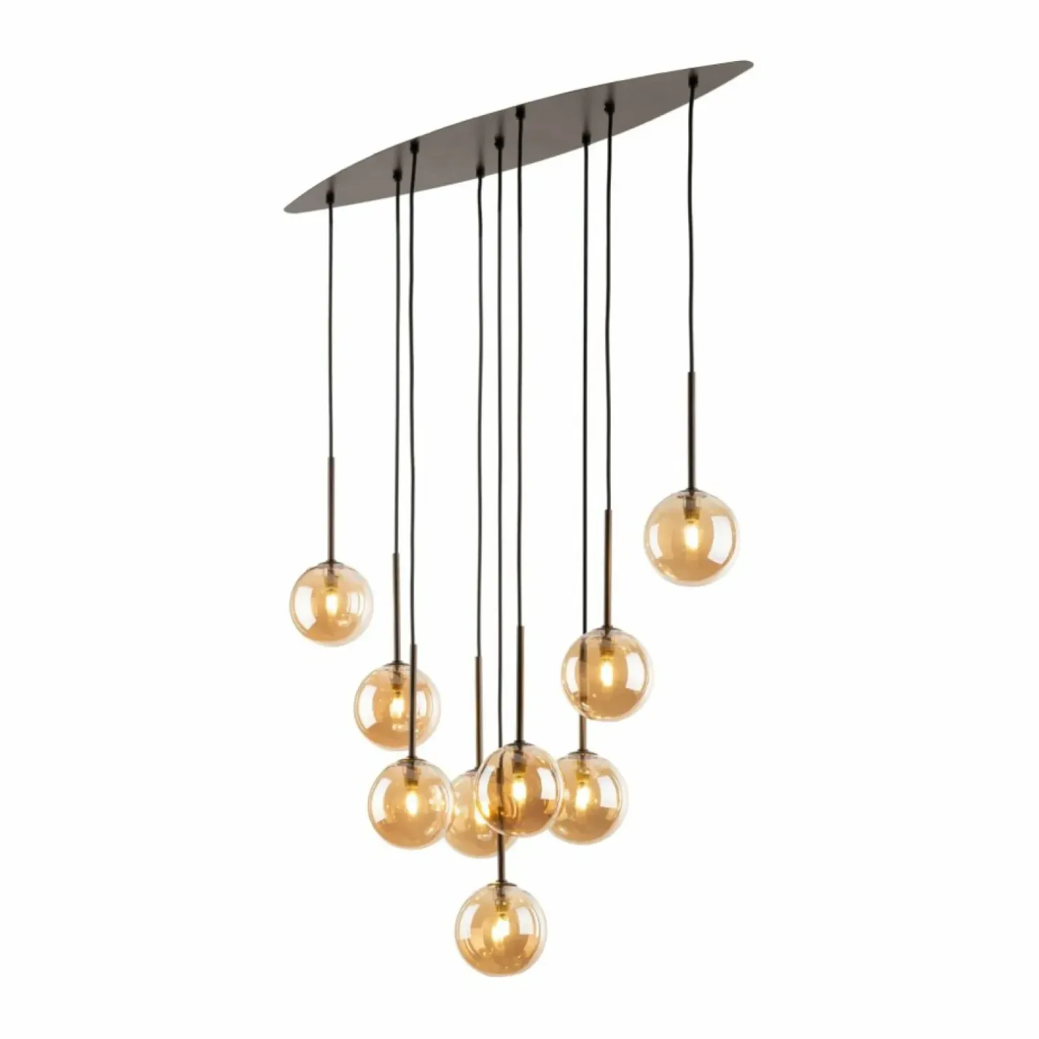 Cheap Sklep Kaja Stylowa, brązowa lampa wisząca do salonu TK 6149 ESTERA BROWN | Kaja