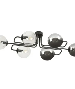 Flash Sale Sklep Kaja Stylowa czarna lampa sufitowa z kloszami 834/6A3 | Kaja Oświetlenie