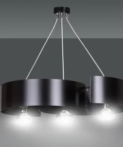 Cheap Sklep Kaja Stylowa, czarna lampa wisząca w stylu loftowym 284/3 VIXON | Kaja