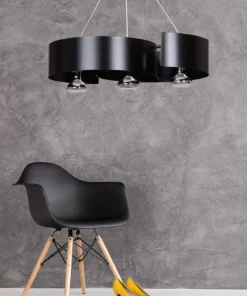 Cheap Sklep Kaja Stylowa, czarna lampa wisząca w stylu loftowym 284/3 VIXON | Kaja