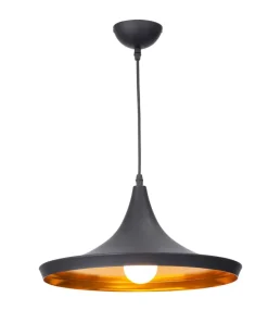 Hot Sklep Kaja Stylowa, czarno-złota lampa LP-42012/1P CZARNY SONA | Kaja Oświetlenie