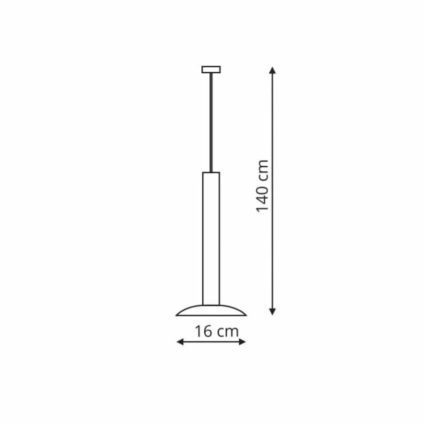 New Sklep Kaja Stylowa, dekoracyjna lampa wisząca LED LP-1661/1P BK HAT | Kaja