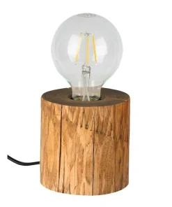 Stylowa, drewniana, mała lampka stołowa 76911151 TRABO TABLE | Kaja*Sklep Kaja Outlet