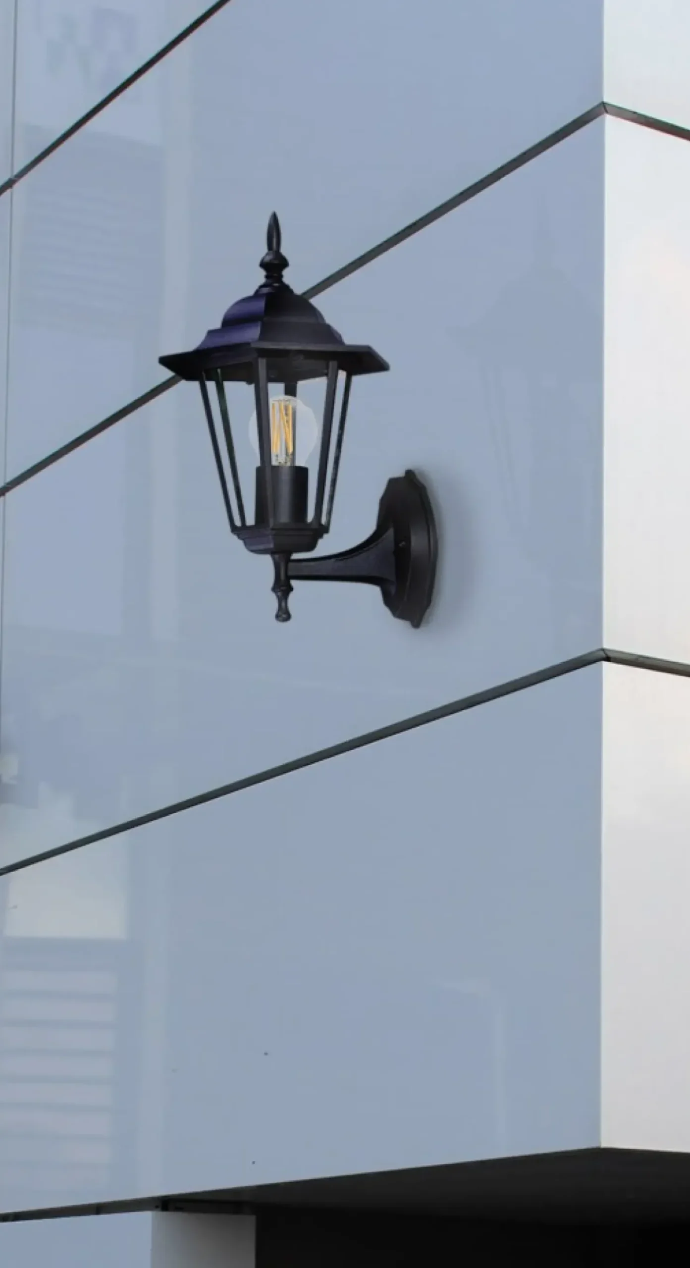 Stylowa, górna lampa elewacyjna K-5009A UP CZ STANDARD | Kaja*Sklep Kaja Fashion