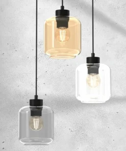 Discount Sklep Kaja Stylowa, kolorowa lampa wisząca do kuchni MLP8369 SOMBRA | Kaja