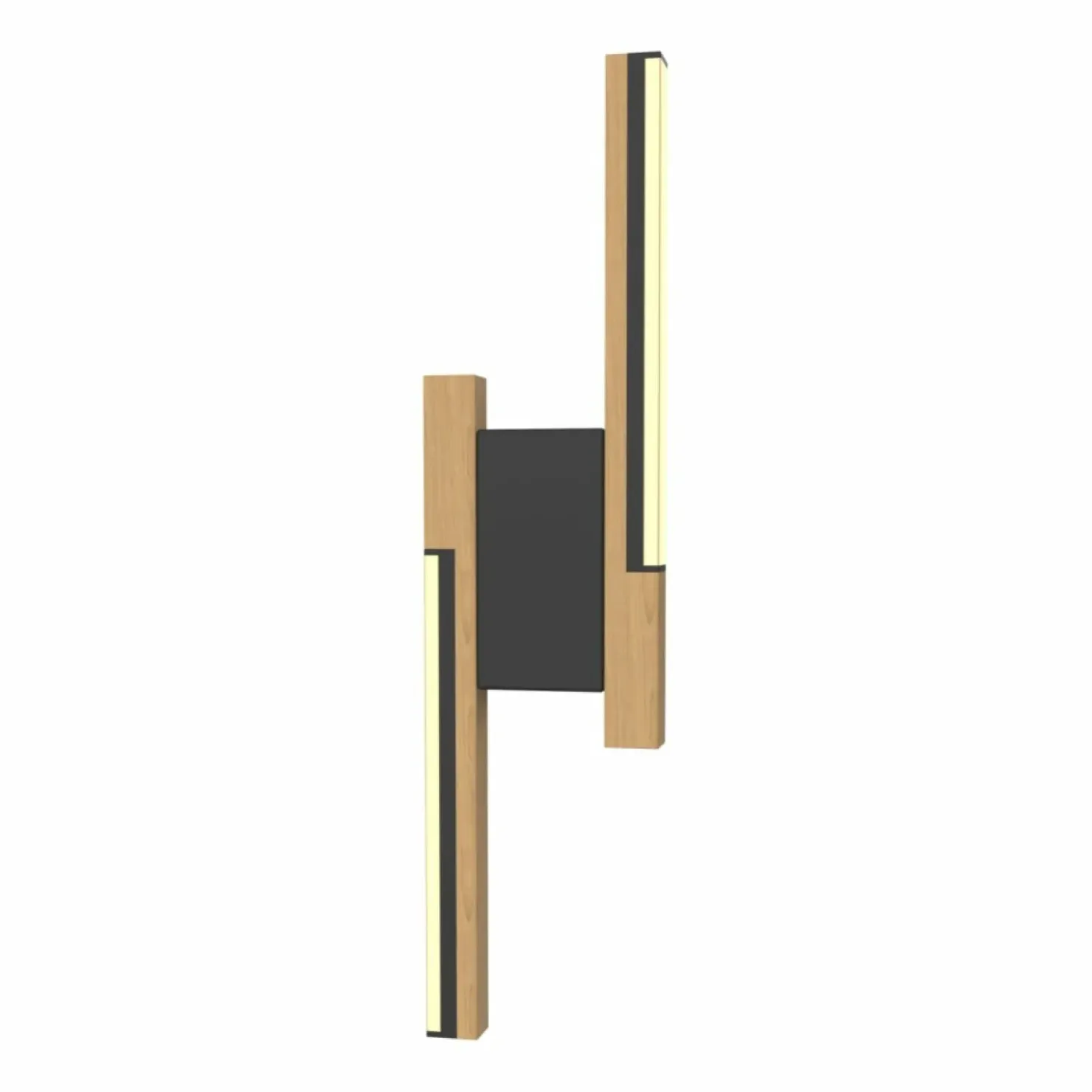 Stylowa lampa ścienna LED z drewnem MB4980-2B-3BMT ELIOT | Kaja*Sklep Kaja Cheap