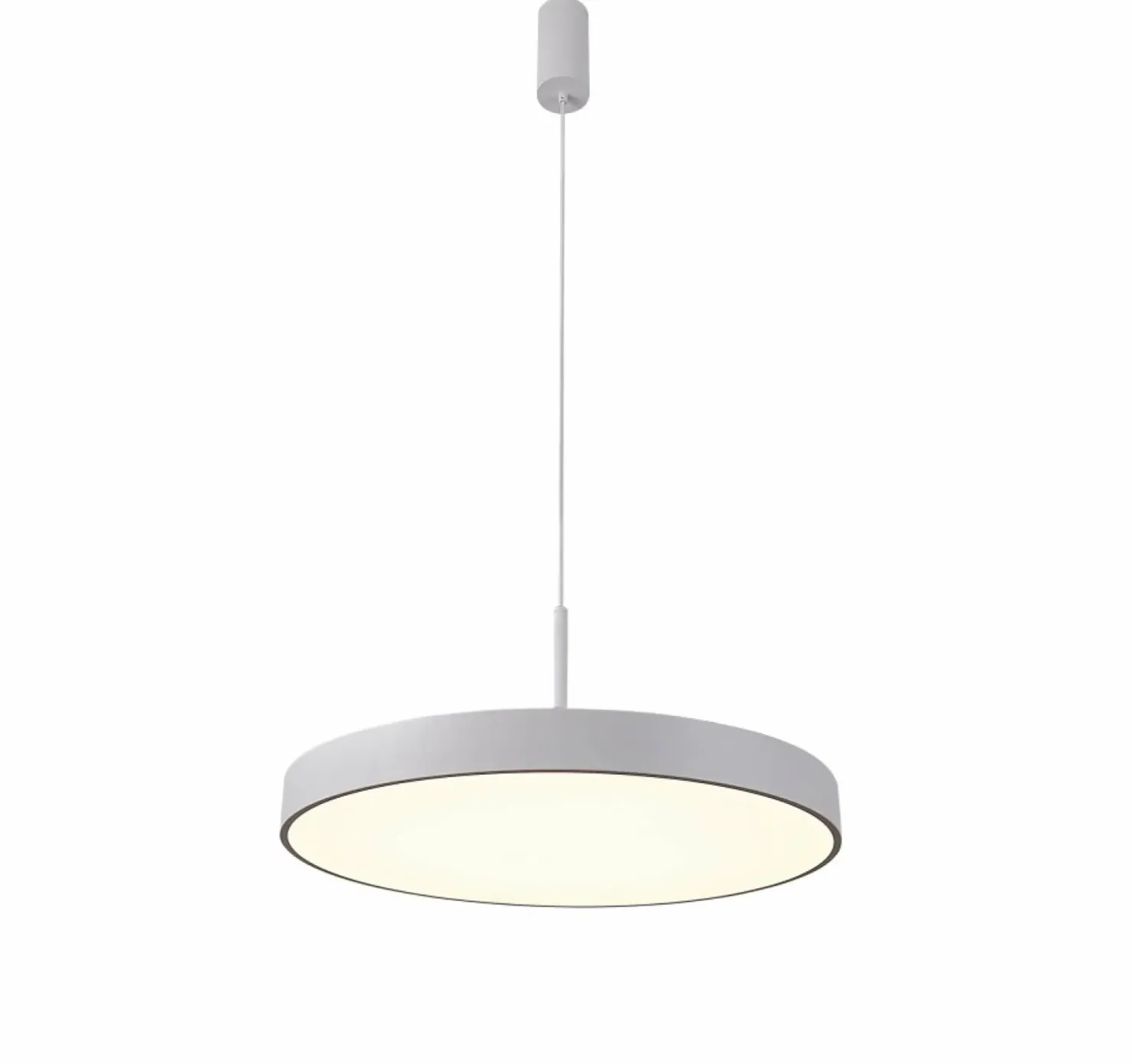 Best Sale Sklep Kaja Stylowa lampa LED do kuchni ⌀60cm z pilotem AZ5090 MARCELLO | Kaja białypiaskowany