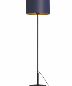 Stylowa lampa podłogowa, granatowo-złota LX 3574 z serii ARDEN | Kaja*Sklep Kaja Hot