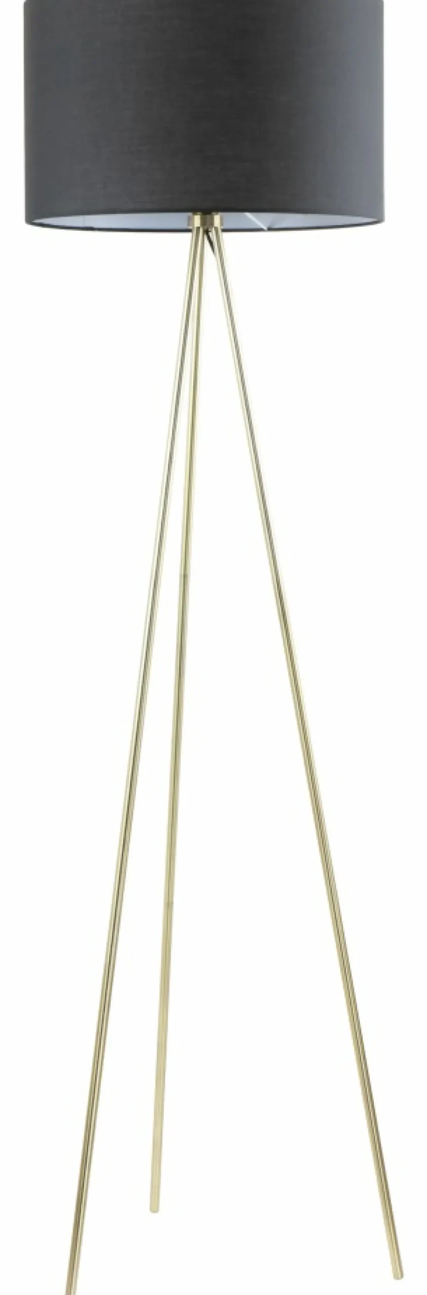 Stylowa lampa podłogowa, trójnóg z abażurem ZM A4001-BK z serii CARA*Sklep Kaja Store