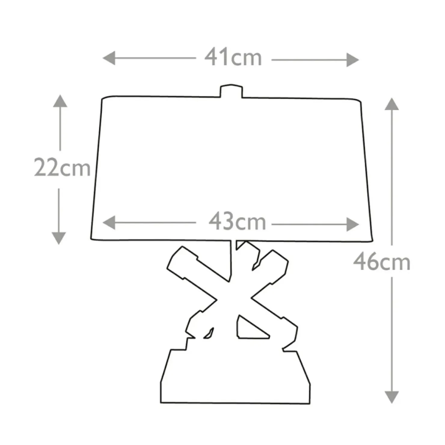 Stylowa lampa stołowa GN-JACKSON-SQUARE-TL z serii JACKSON SQUARE*Sklep Kaja Shop