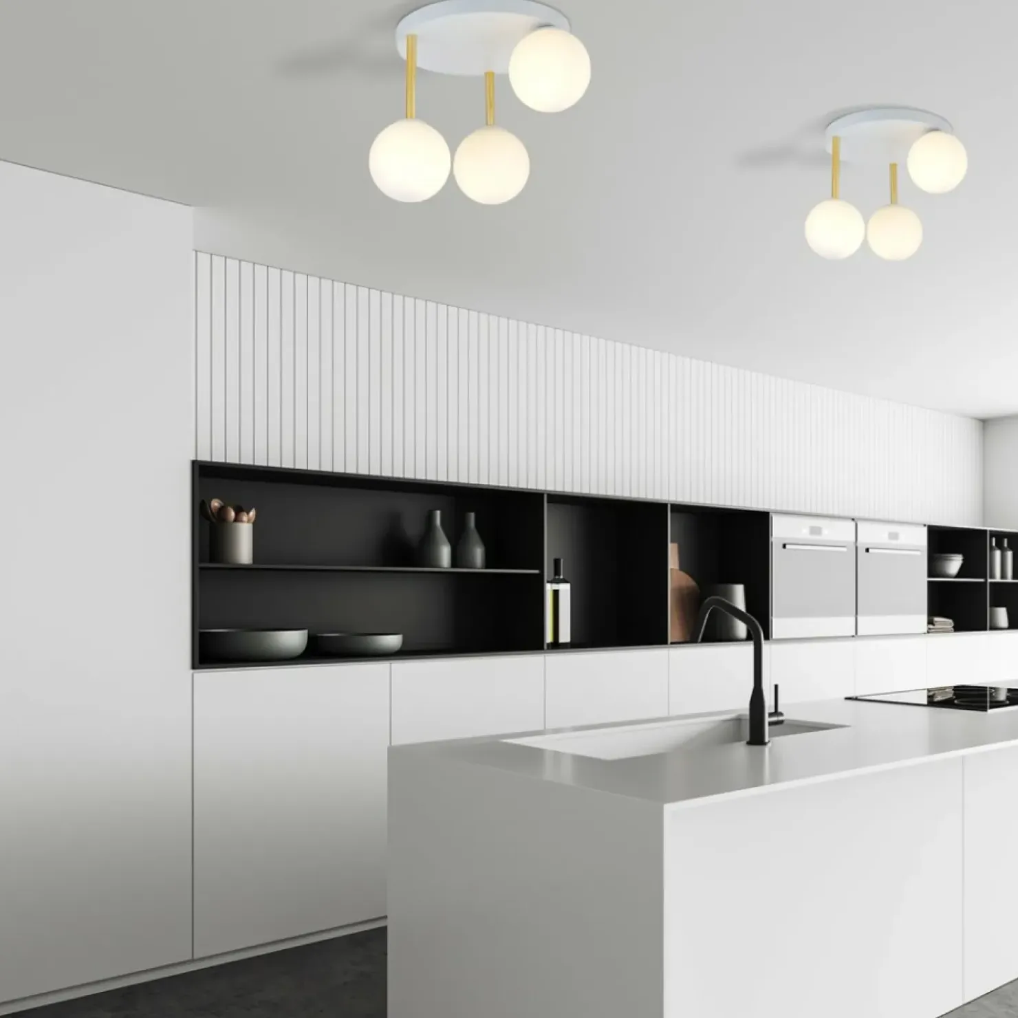 Stylowa lampa sufitowa do przytulnej sypialni 1261/3 z serii DOLCE*Sklep Kaja Store
