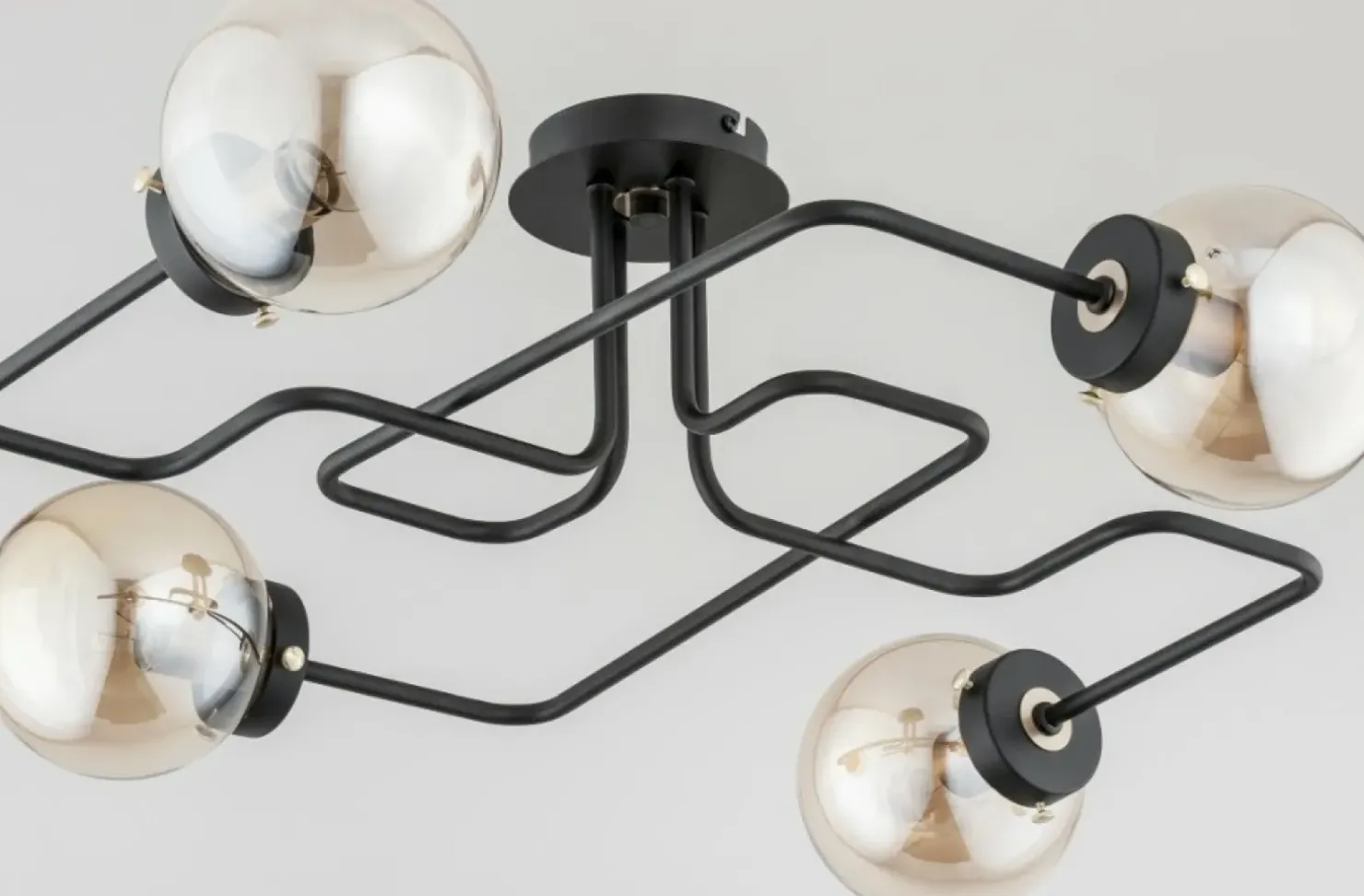 Sale Sklep Kaja Stylowa lampa sufitowa na finezyjnych ramionach AL 24774 | Kaja