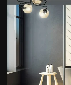 Online Sklep Kaja Stylowa lampa sufitowa z 4 miodowymi kloszami 833/4 | Kaja Oświetlenie