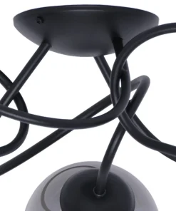Flash Sale Sklep Kaja Stylowa lampa sufitowa z grafitowymi kloszami K-5116 z serii RUBI