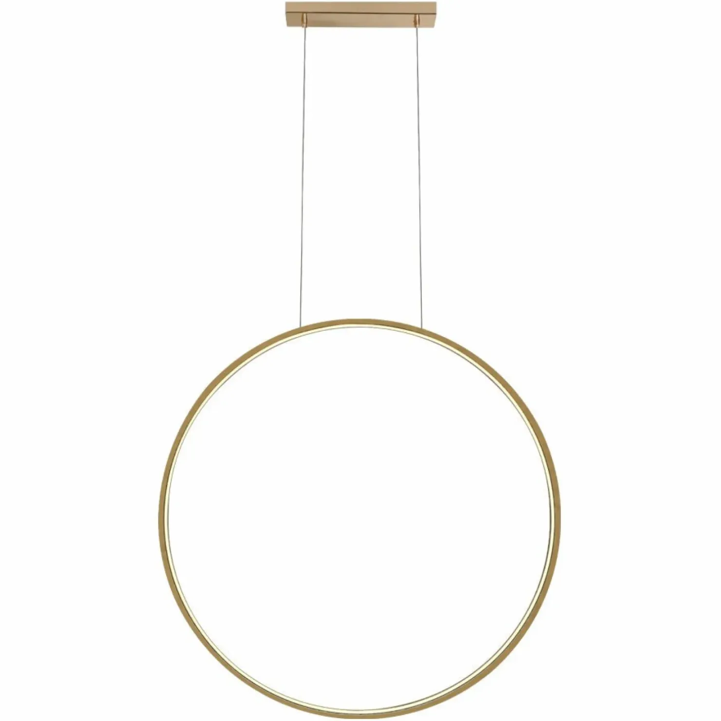 Sale Sklep Kaja Stylowa lampa wisząca duże koło ⌀87cm 3000K ANT 5314 AGARO | Kaja