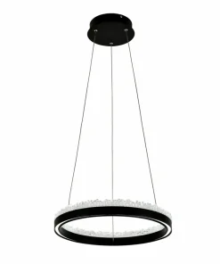 Cheap Sklep Kaja Stylowa lampa wisząca LED z kryształkami PD2304400R-MB REGI | Kaja