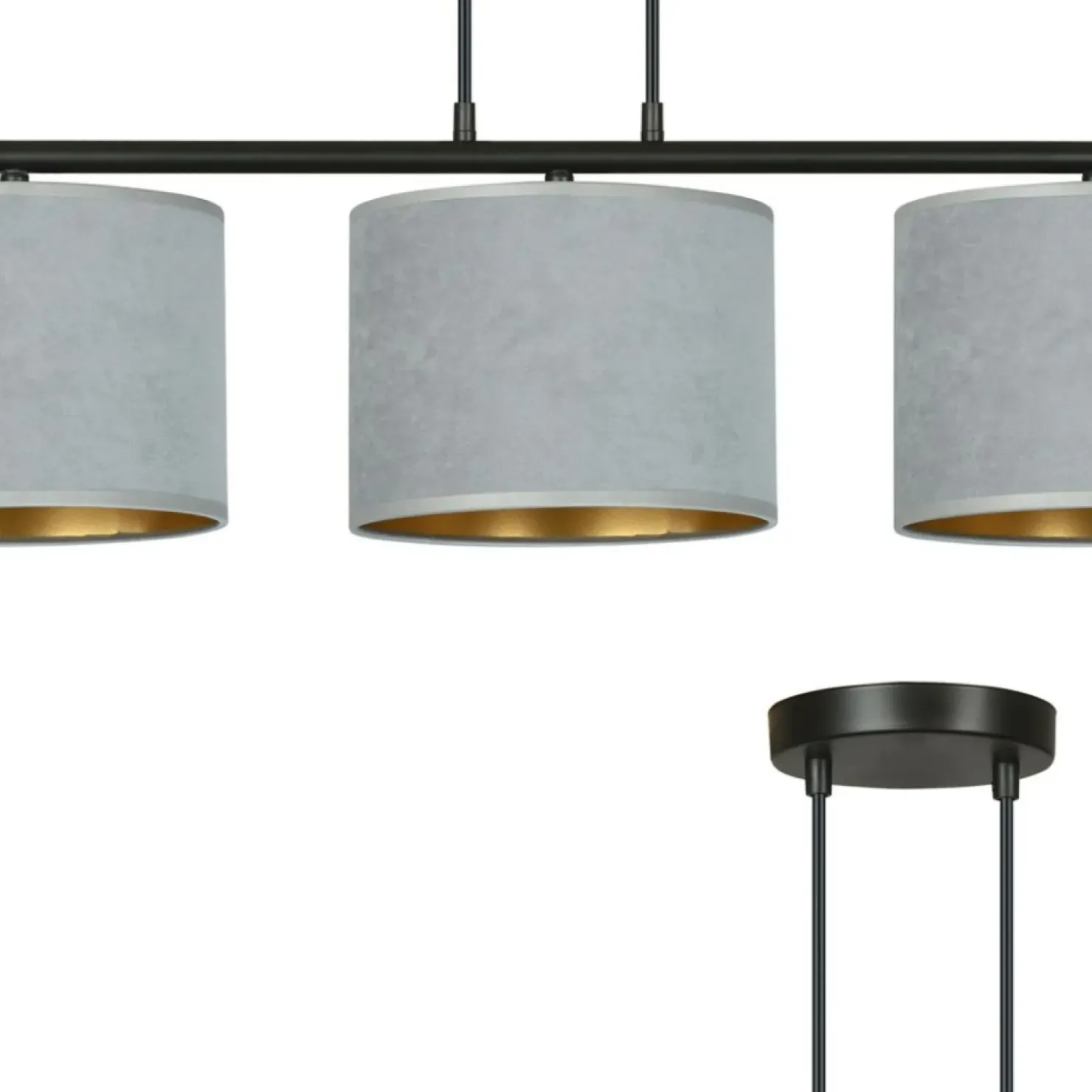 Fashion Sklep Kaja Stylowa lampa wisząca nad stół w jadalni 1050/3 HILDE | Kaja