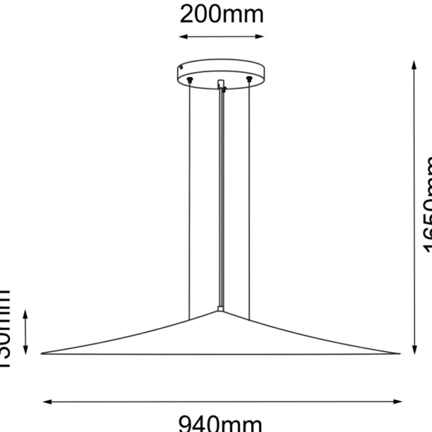 Cheap Sklep Kaja Stylowa lampa wisząca, szeroki abażur ANT 5069 BRITO | Kaja