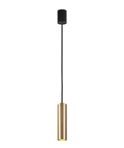 New Sklep Kaja Stylowa lampa wisząca, tuba w kolorze u 8914 | Kaja Oświetlenie mosiądz