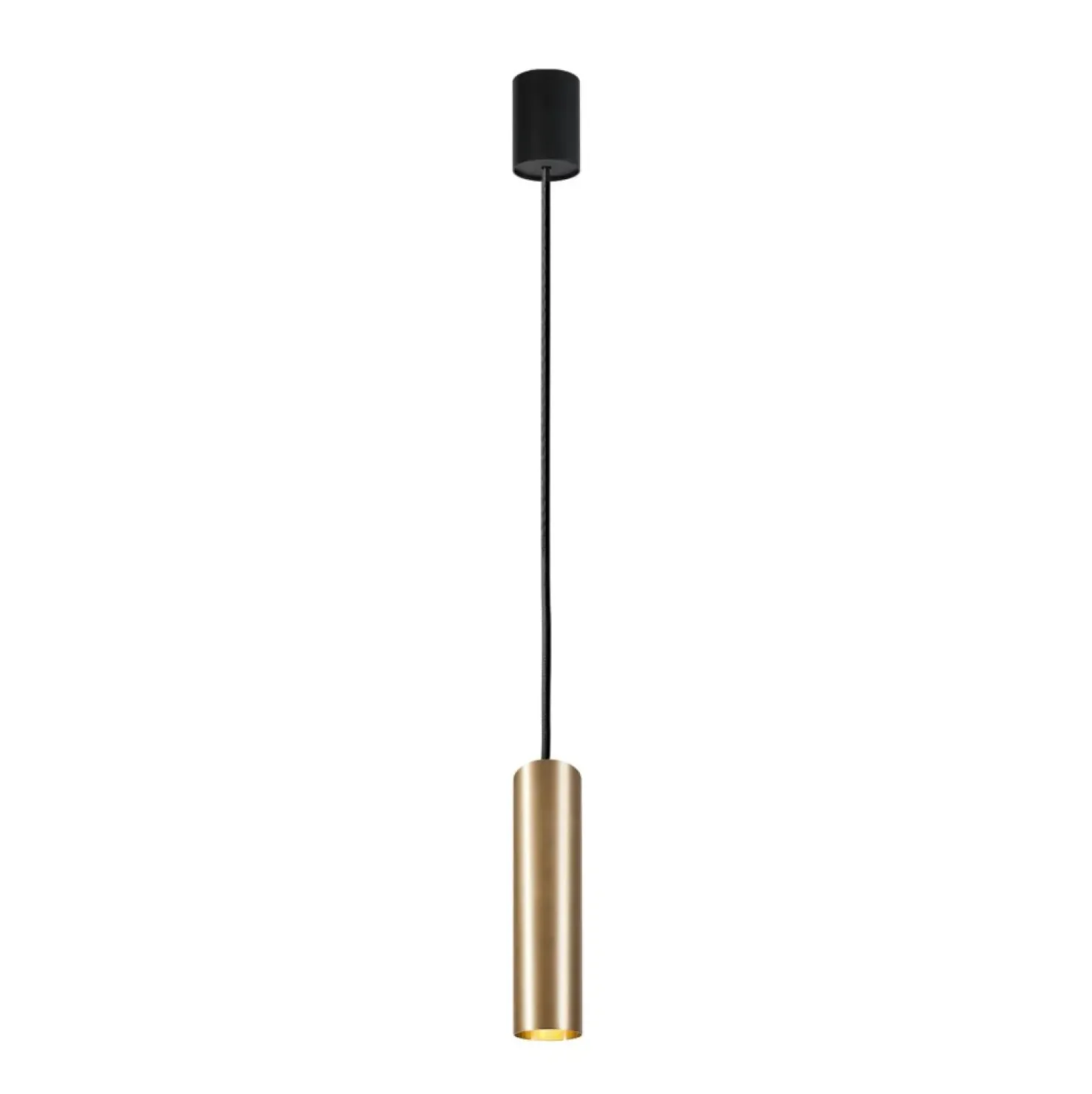 New Sklep Kaja Stylowa lampa wisząca, tuba w kolorze u 8914 | Kaja Oświetlenie mosiądz